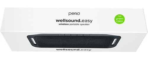 Беспроводная колонка Pero WS02, зеленая