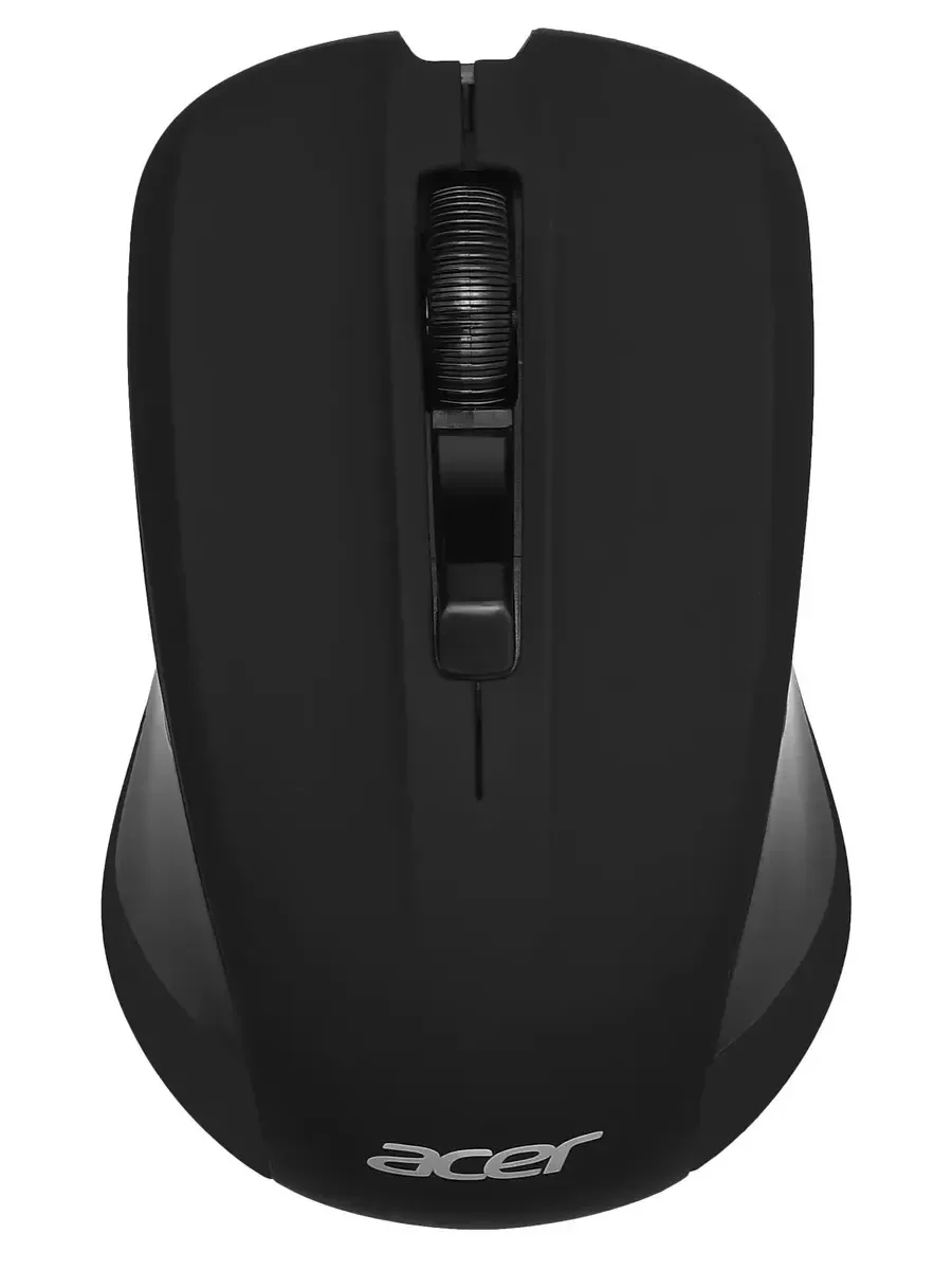Мышь беспроводная Acer OMR010 черный, 1200 dpi, радиоканал, USB, кнопки - 3