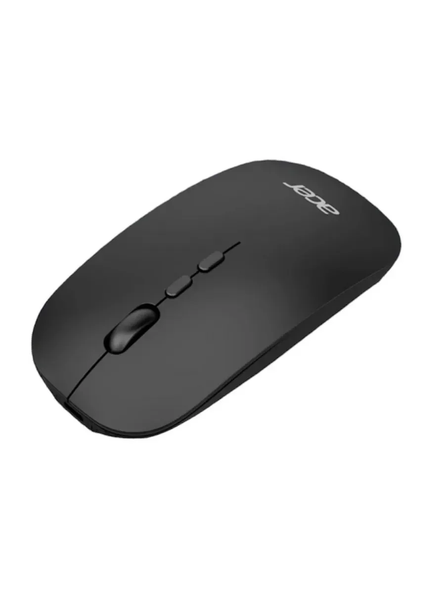 Мышь беспроводная Acer OMR050 черный, 1600 dpi, радиоканал, Bluetooth, USB, кнопки - 6