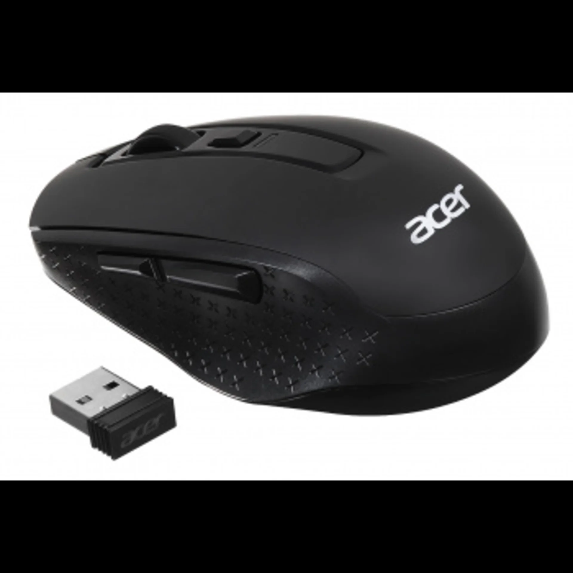 Мышь беспроводная Acer OMR070 черный, 1600 dpi, радиоканал, Bluetooth, USB, кнопки - 6