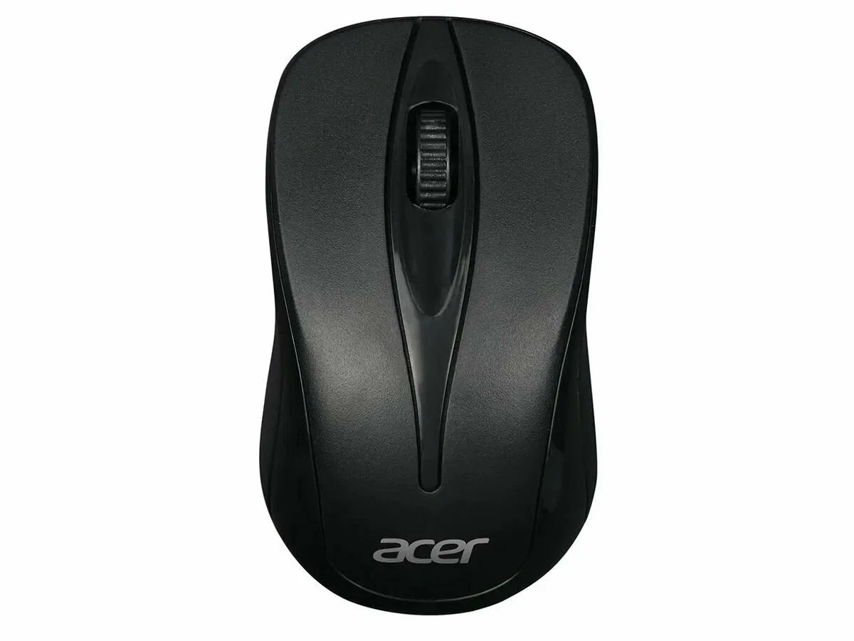 Мышь беспроводная Acer OMR131 черный, 1000 dpi, радиоканал, USB, кнопки - 3