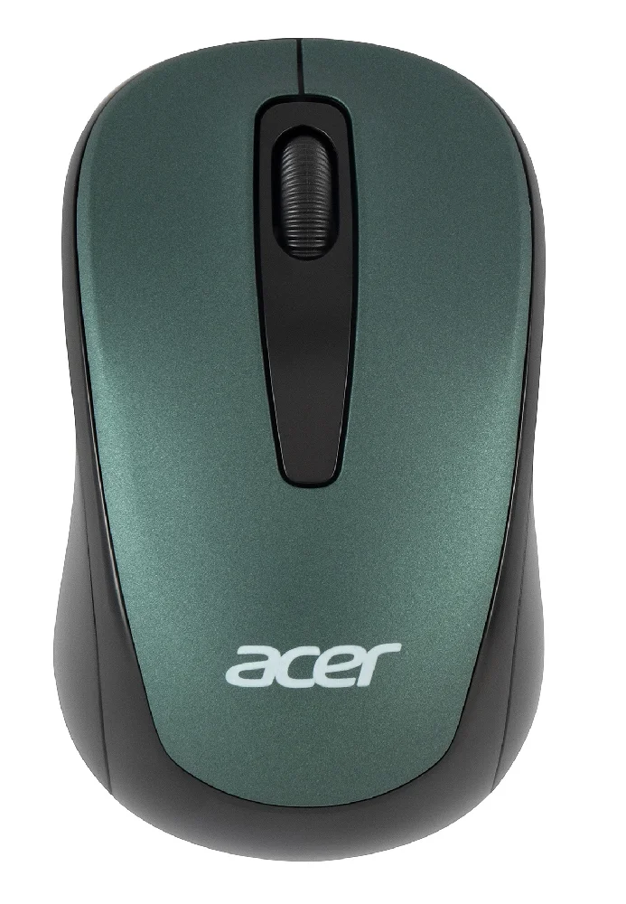 Мышь беспроводная Acer OMR135 зеленый, 1000 dpi, радиоканал, USB, кнопки - 3