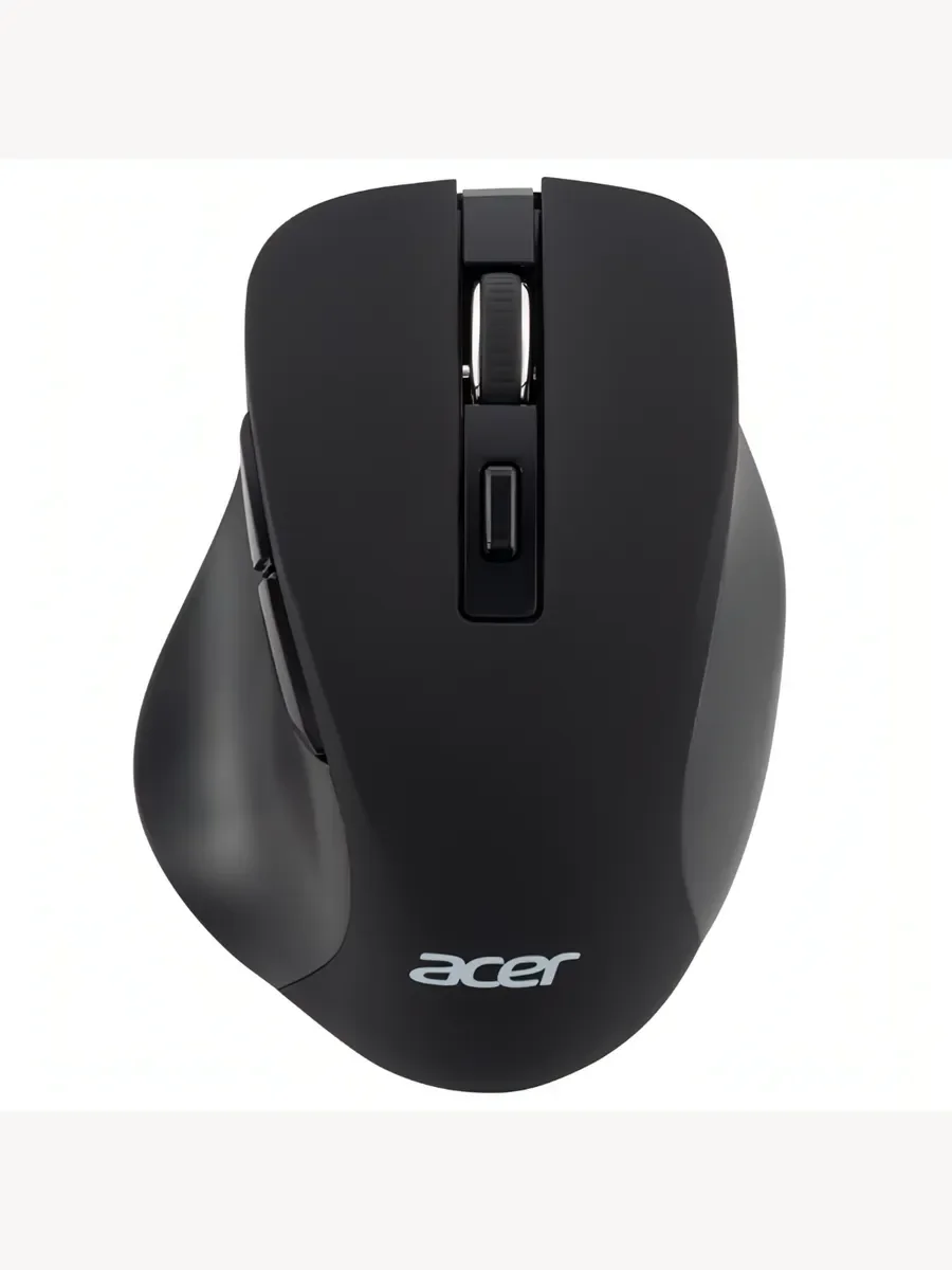 Мышь беспроводная Acer OMR140 черный, 1600 dpi, радиоканал, USB, кнопки - 6
