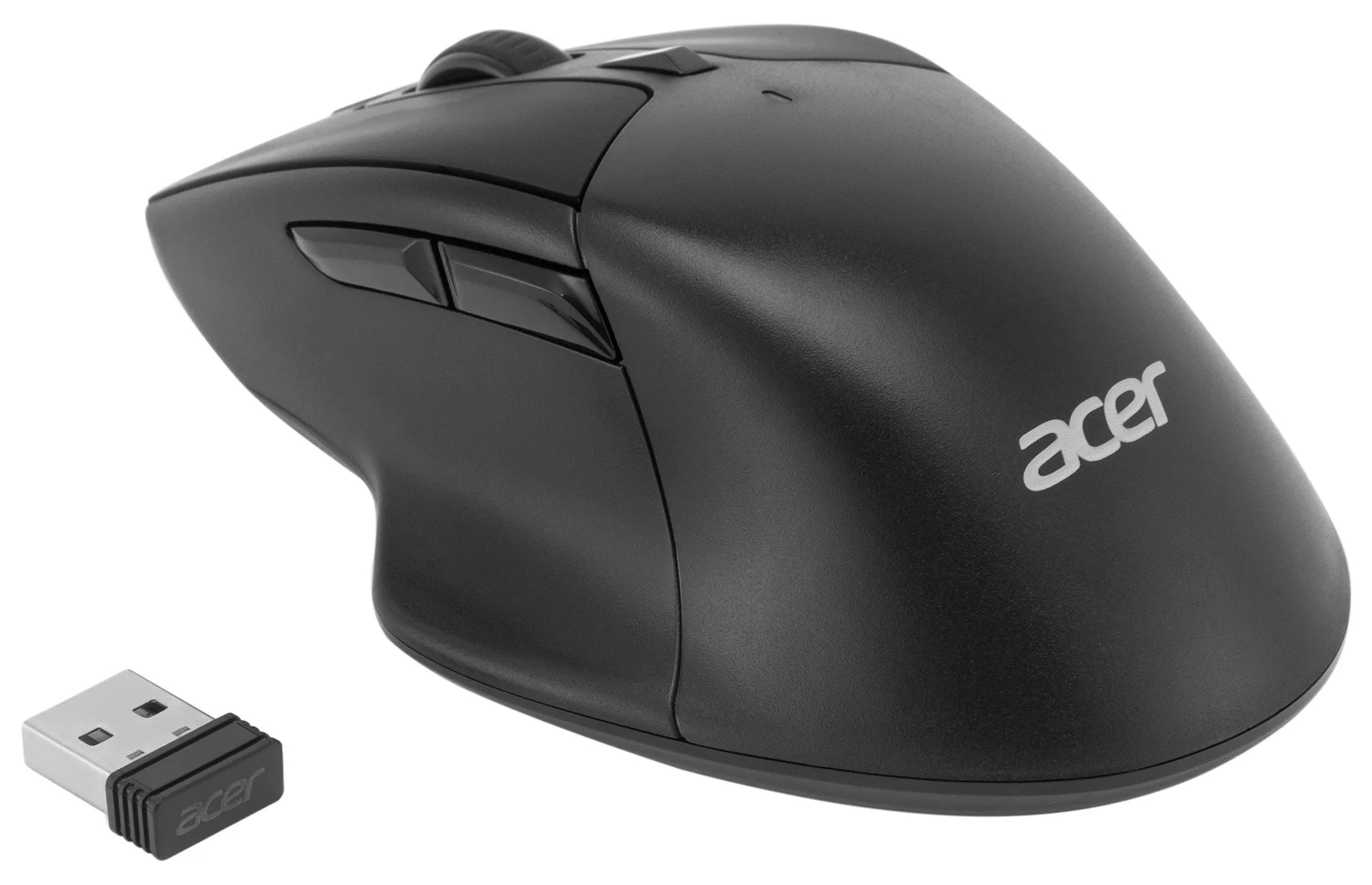 Мышь беспроводная Acer OMR170 черный, 1600 dpi, радиоканал, Bluetooth, USB, кнопки - 6