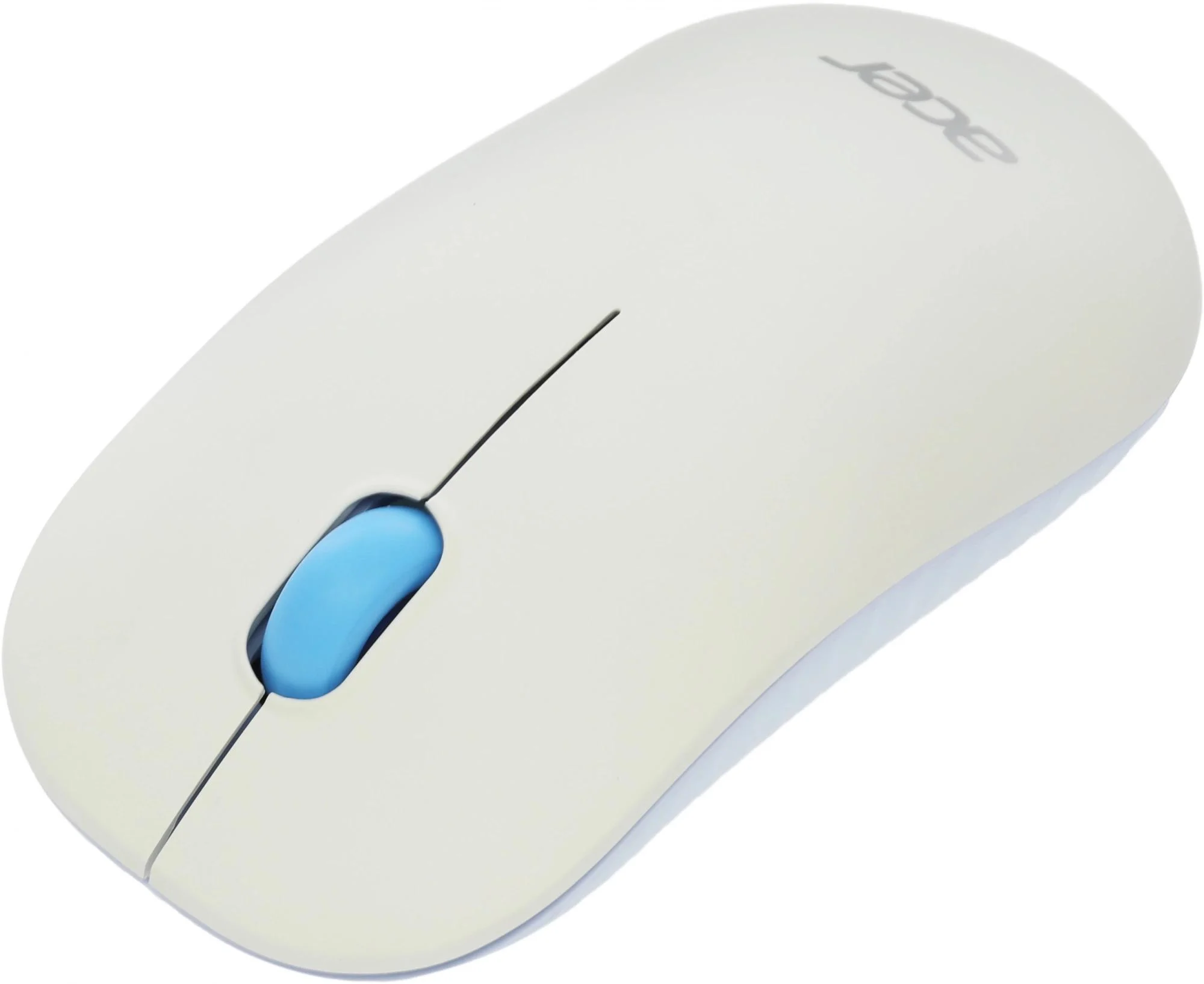 Мышь беспроводная Acer OMR205 белый/голубой, 1200 dpi, радиоканал, USB, кнопки - 3