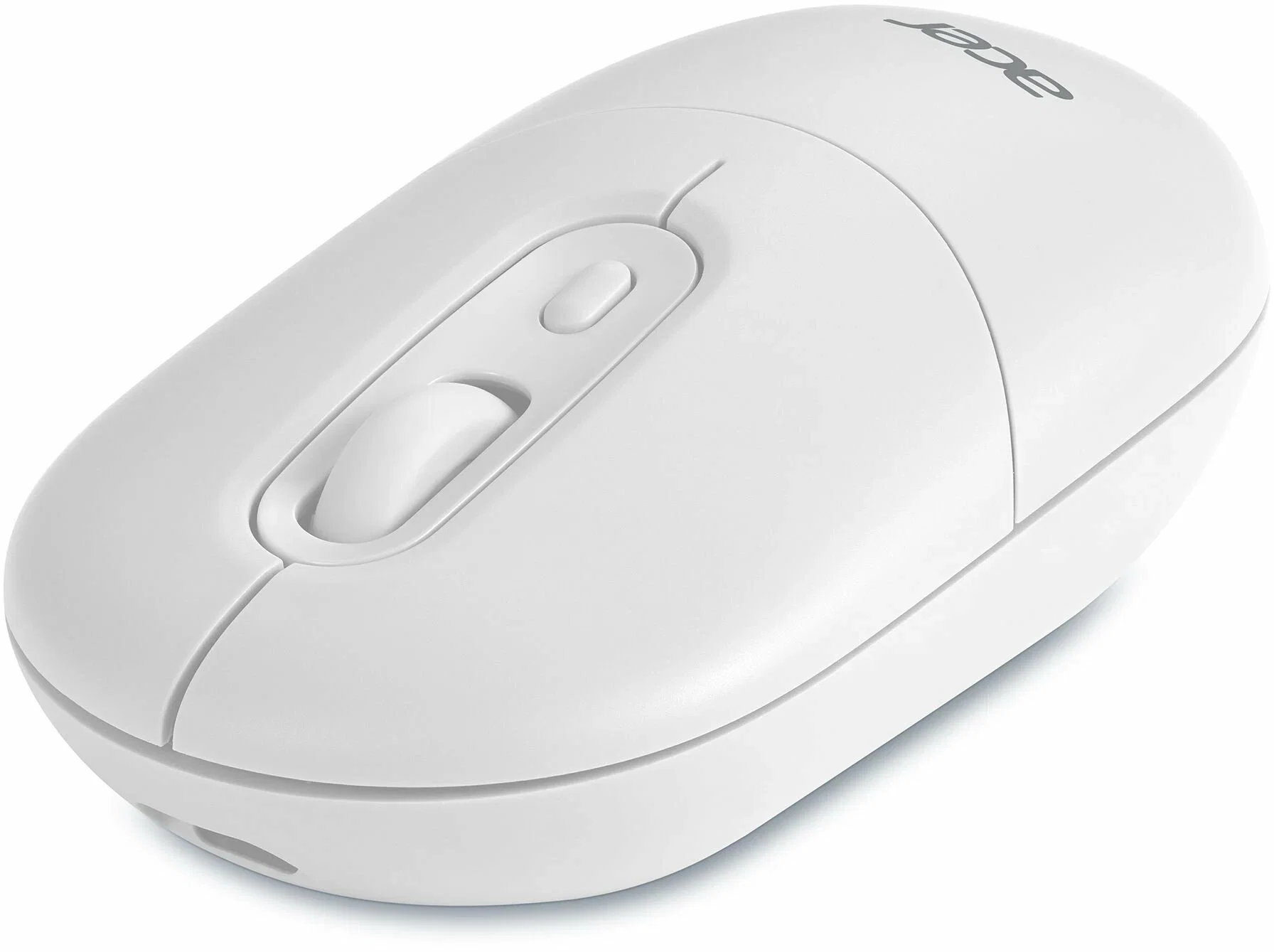 Мышь беспроводная Acer OMR301 белый, 1600 dpi, радиоканал, Bluetooth, USB, кнопки - 4