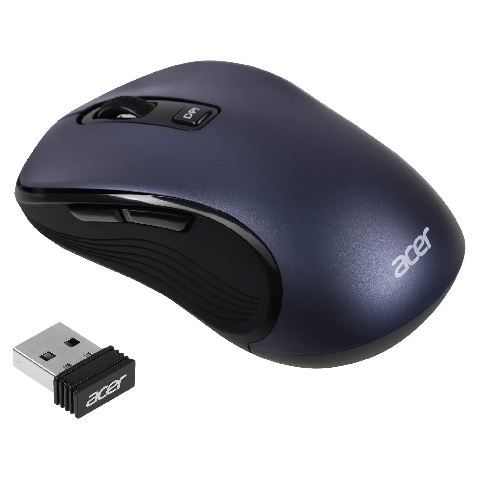 Мышь беспроводная Acer OMR306 черный/серый, 1600 dpi, радиоканал, USB, кнопки - 6