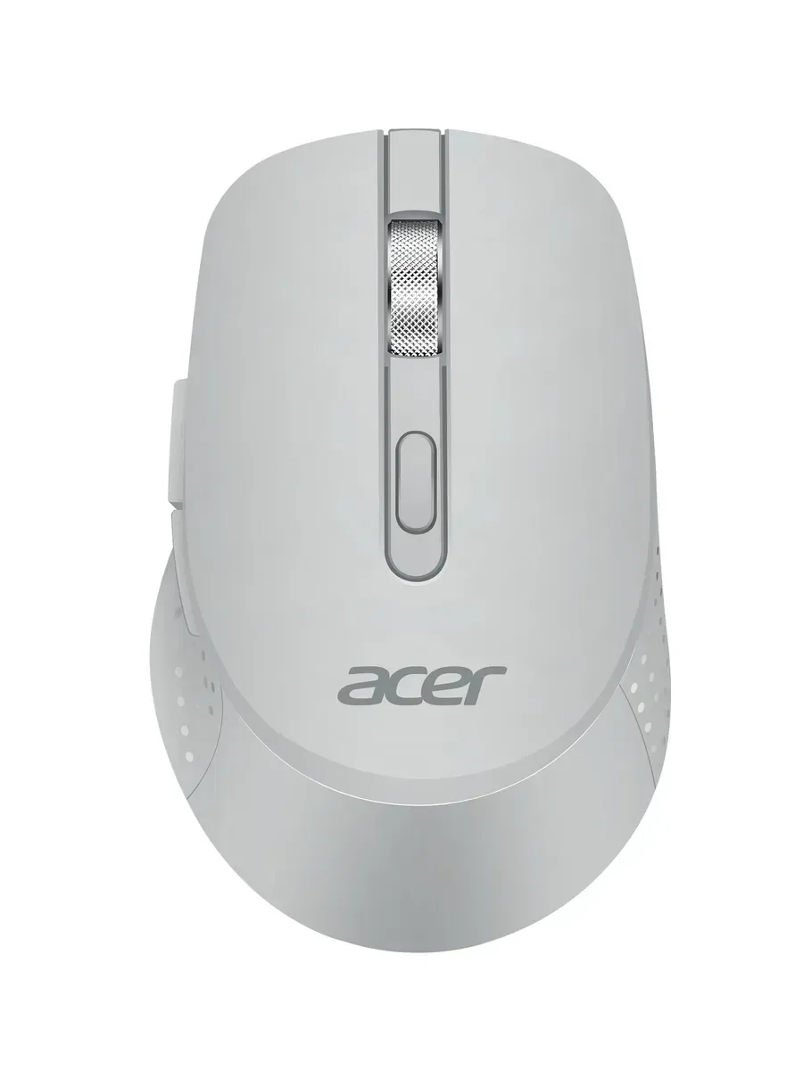 Мышь беспроводная Acer OMR310 светло-серый, 1600 dpi, радиоканал, Bluetooth, USB, кнопки - 7