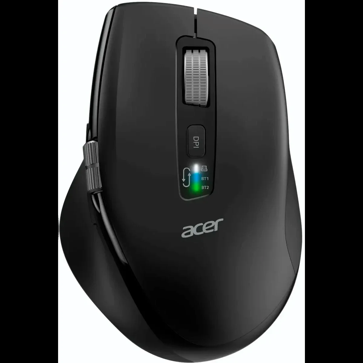 Мышь беспроводная Acer OMR406 черный, 4800 dpi, радиоканал, Bluetooth, USB, кнопки - 8