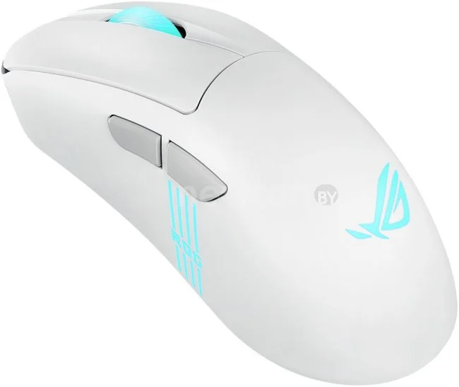Мышь беспроводная ASUS ROG KERIS II ORIGIN, 54g, Wired, 2.4GHz RF, Bluetooth 5.1, 42K DPI sensor, 5 Prograммable Buttons, White