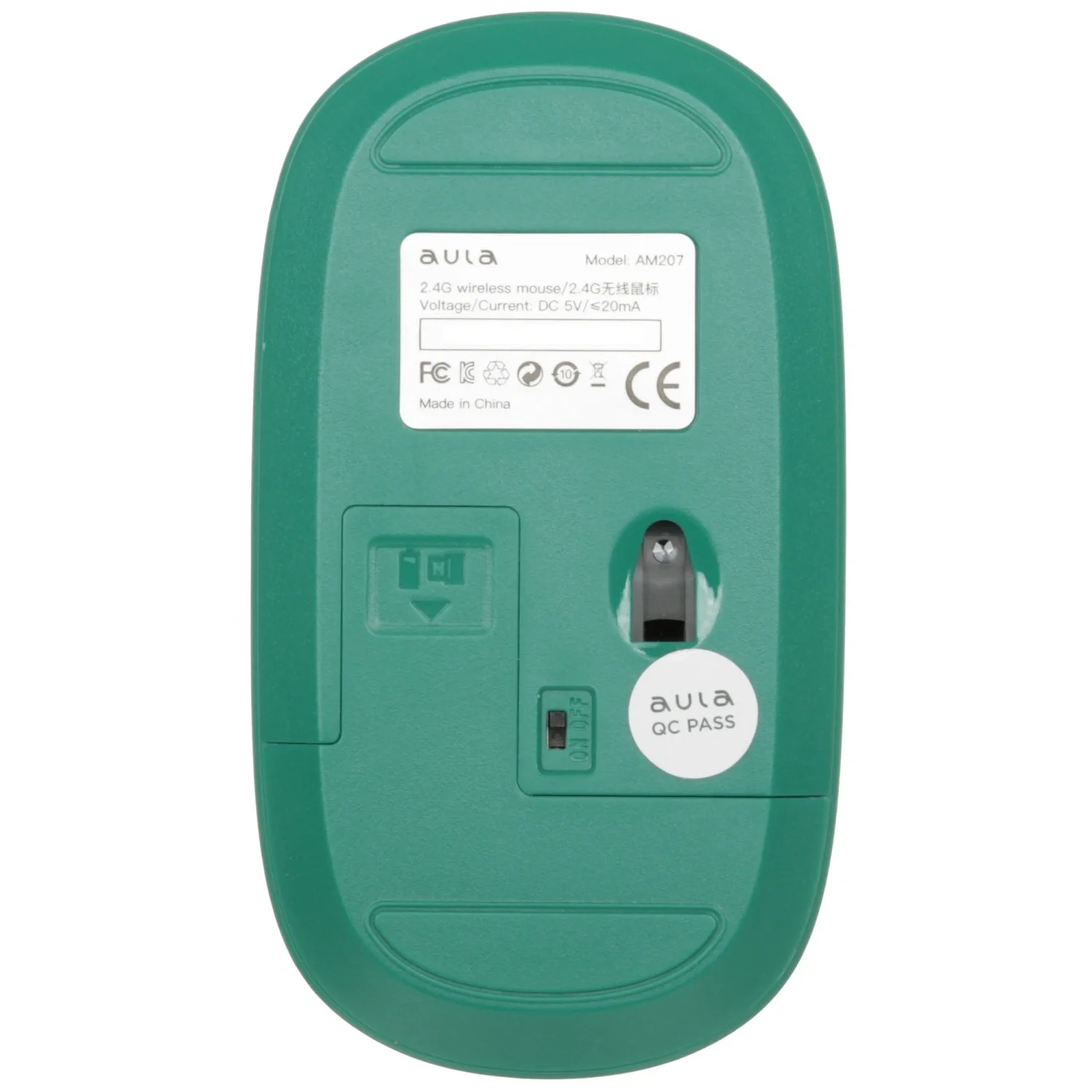 Мышь беспроводная AULA AM207 Green