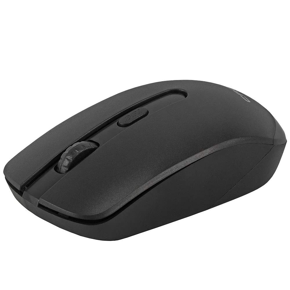 Мышь беспроводная Crown CMM-336W черный, 1600 dpi, радиоканал, USB, кнопки - 4