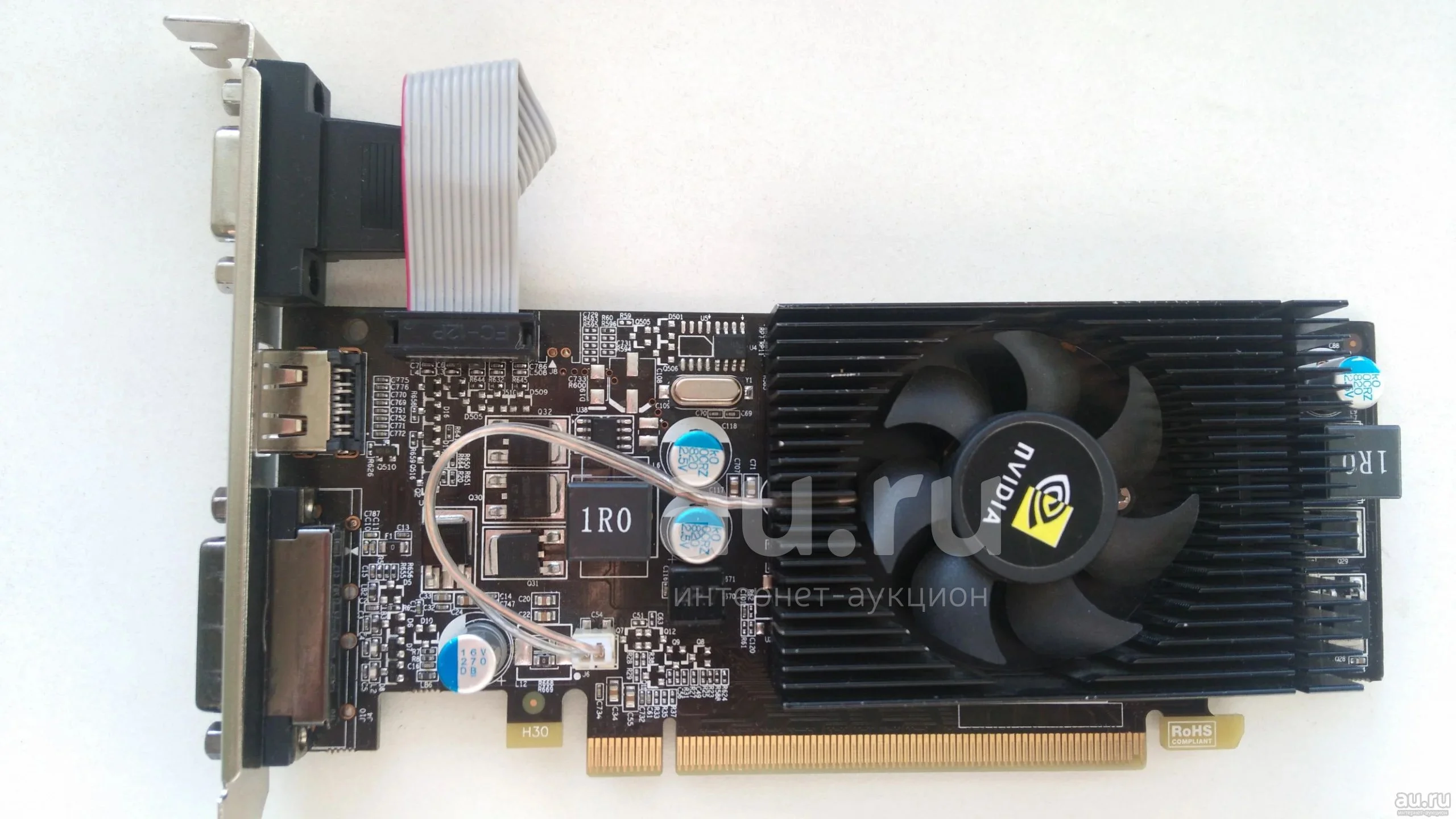 Видеокарта AFOX Geforce GT730 4Gb DDR3 128Bit DVI HDMI VGA LP Single Fan