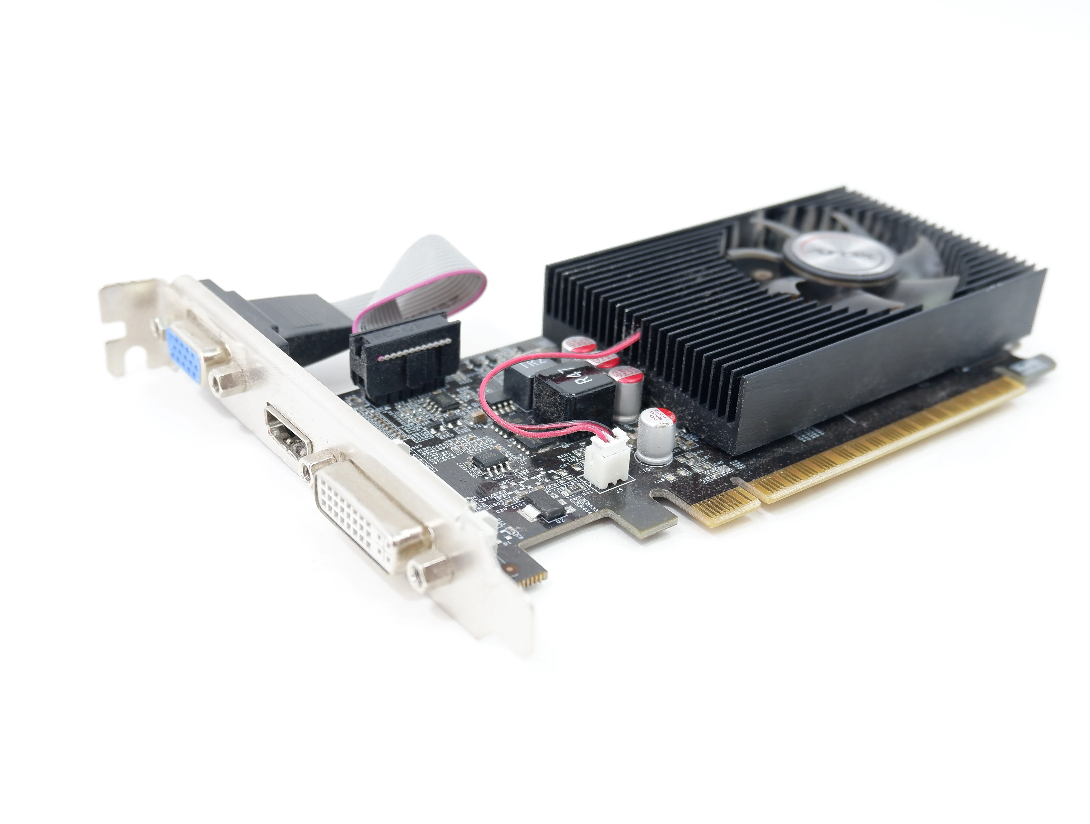 Видеокарта AFOX GT730 2Gb DDR3 PCI-E2.0 2ГБ DDR3, 128 бит, DVI-I, HDMI, VGA (D-Sub), GPU 700 МГц