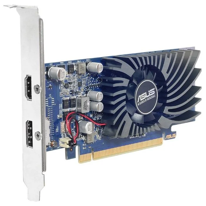Видеокарта AsusGT1030-2G-BRK nVidia GeForce GT 1030 2048Mb 64bit GDDR5 1228/6008/HDMIx1/DPx1/HDCP PCI-Elow profile Ret