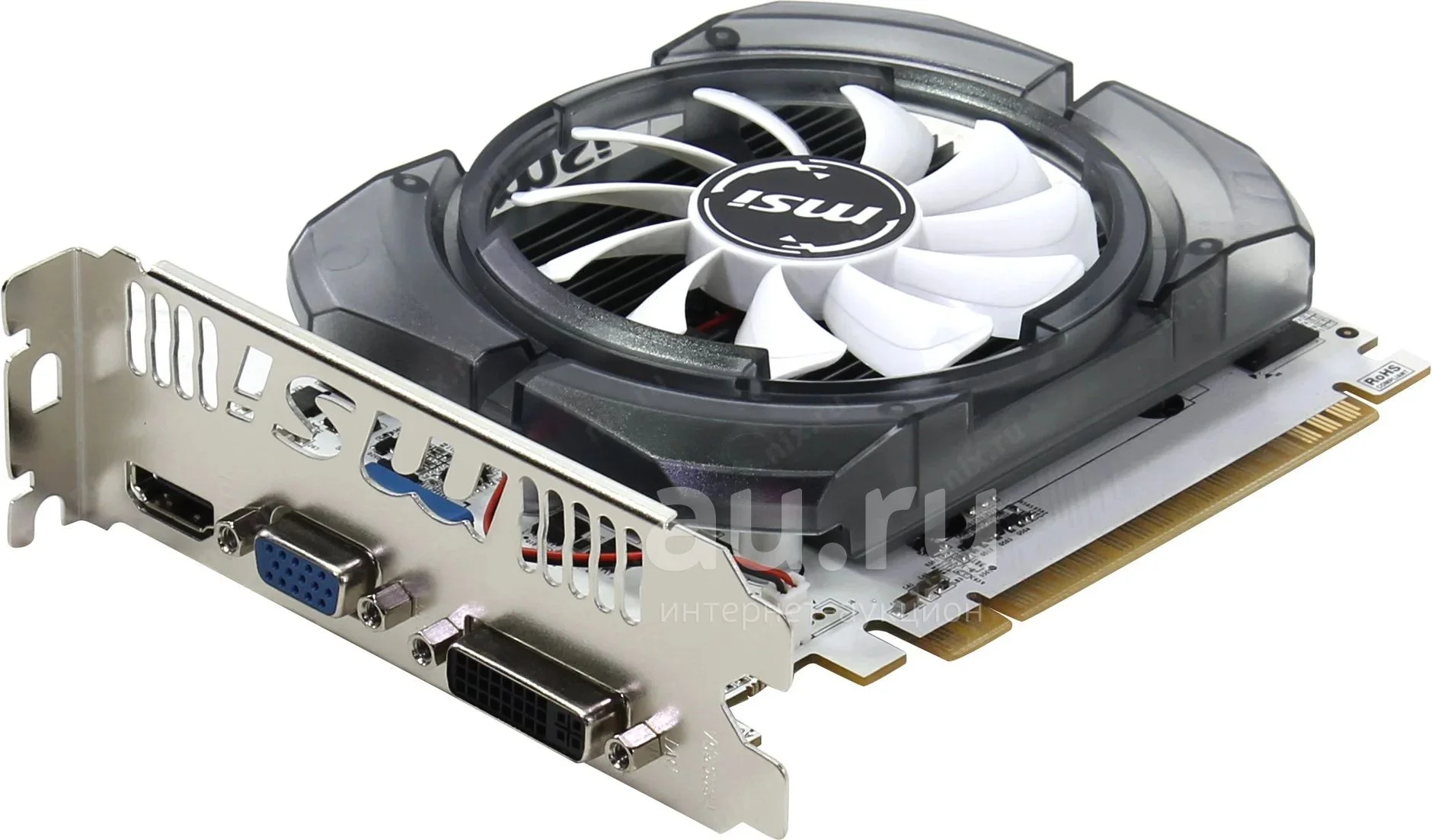 Видеокарта MSI N730-2GD3V3 GT 730 2048Mb 64 GDDR3 902/1600 DVIx1 HDMIx1 CRTx1 HDCP Ret