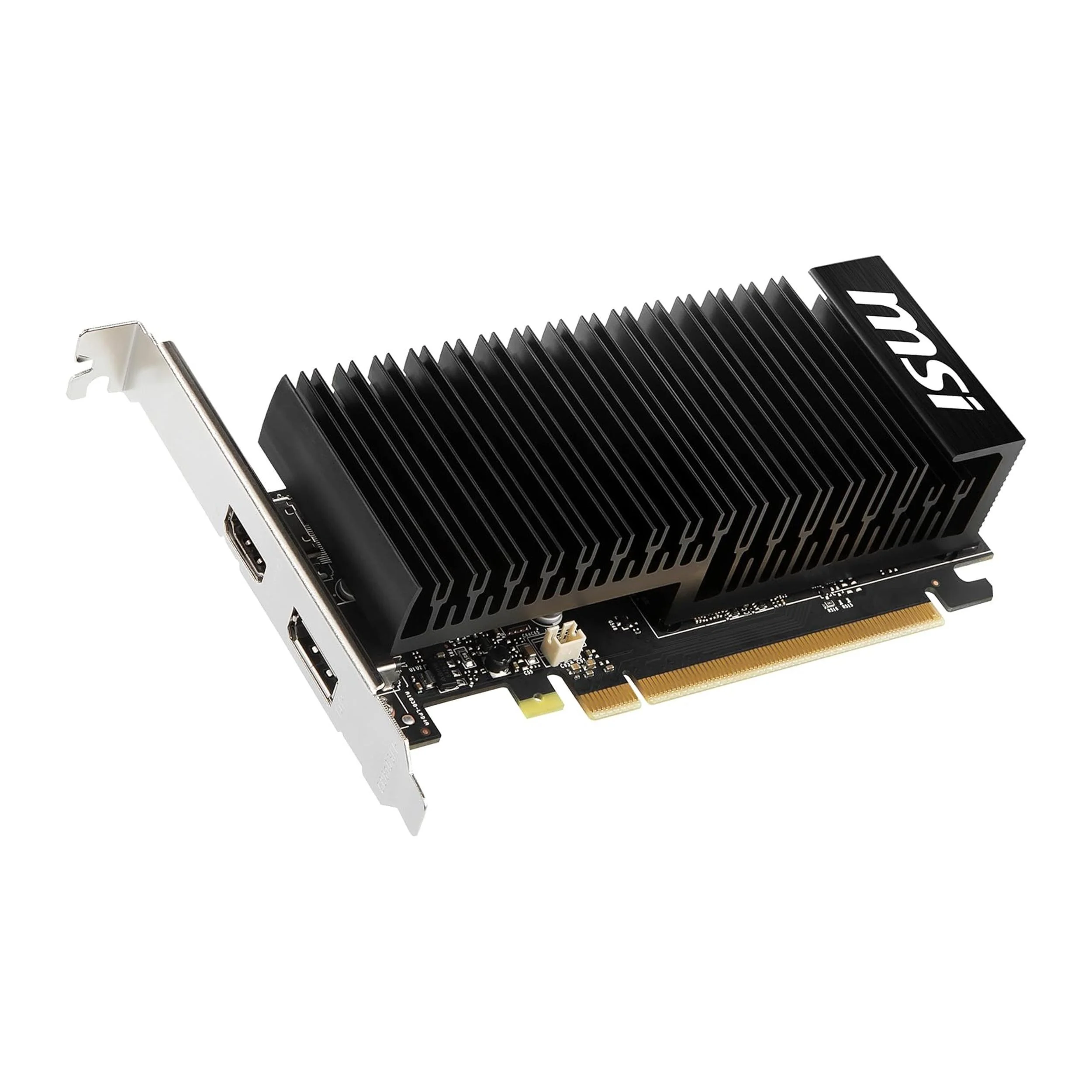 Видеокарта MSI PCI-E GT 1030 2GHD4 LP OC nVidia GeForce GT 1030 2048Mb 64bit DDR4 1189/2100/HDMIx1/DPx1/HDCP Ret low profile