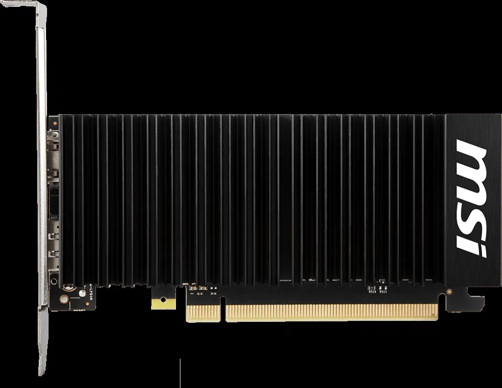 Видеокарта MSI PCI-E GT 1030 2GHD4 LP OC nVidia GeForce GT 1030 2048Mb 64bit DDR4 1189/2100/HDMIx1/DPx1/HDCP Ret low profile