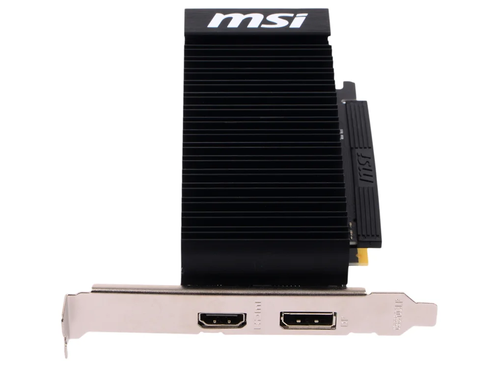 Видеокарта MSI PCI-E GT 1030 2GHD4 LP OC nVidia GeForce GT 1030 2048Mb 64bit DDR4 1189/2100/HDMIx1/DPx1/HDCP Ret low profile