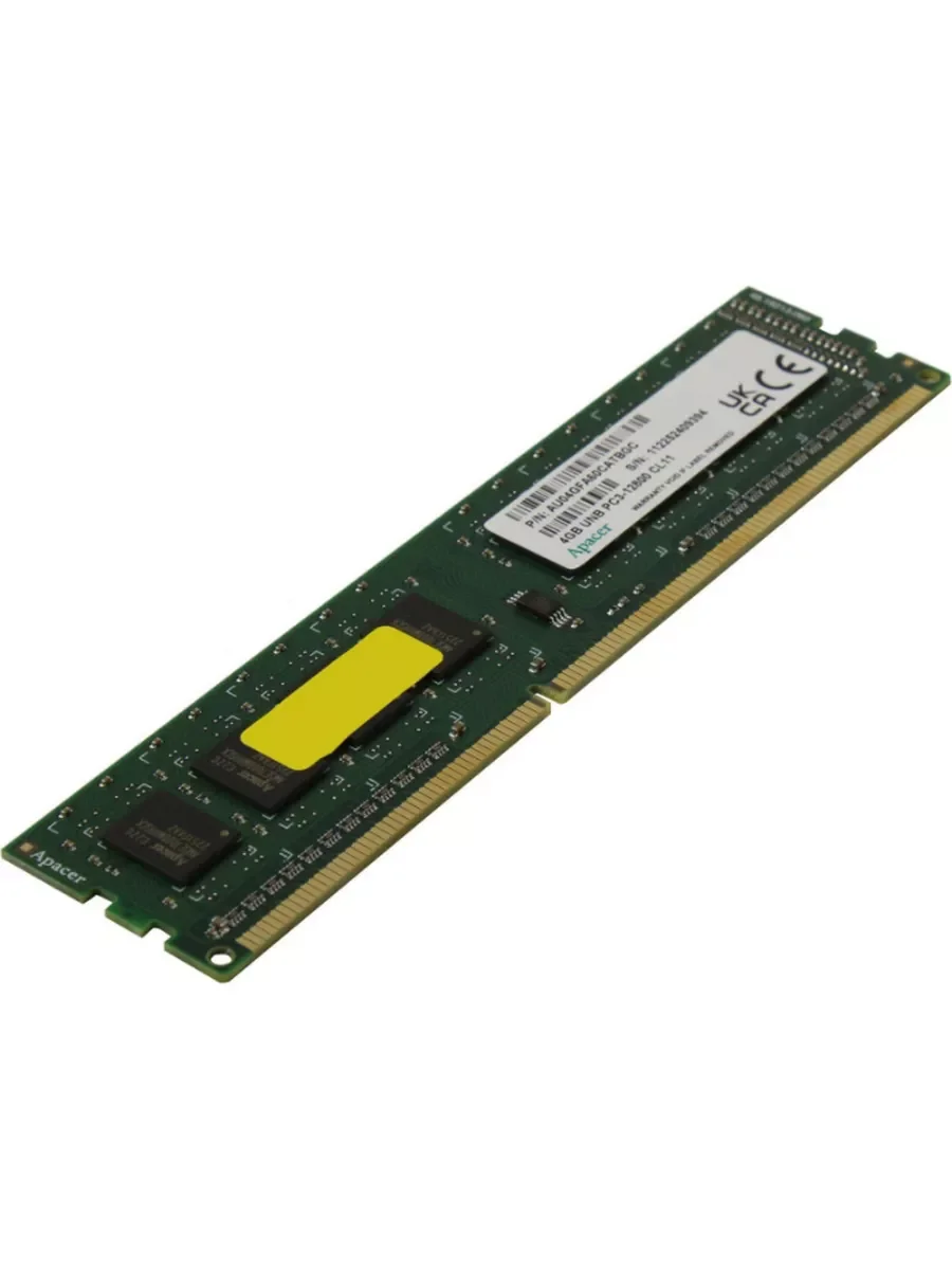 Оперативная память Apacer, DDR3, 4GB (1x4GB), 1600MHz, CL11, DIMM