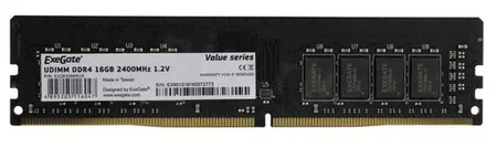 Оперативная память ExeGate, DDR4, 16GB (1x16 GB), 2400 MHz, CL17, DIMM, OEM