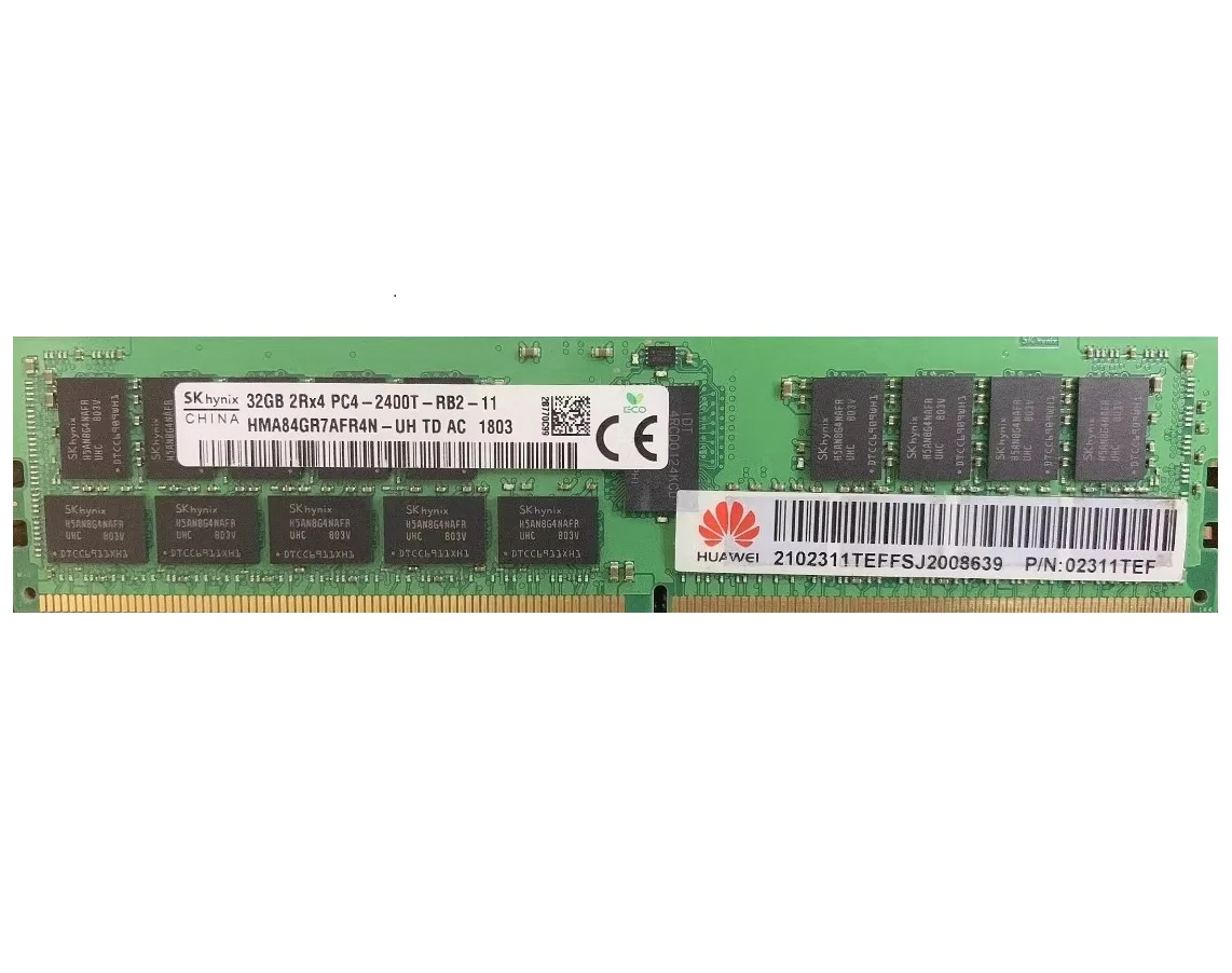 Оперативная память Huawei, DDR4, 32GB (1x32GB), 2666MHz, CL19, ECC, RDIMM
