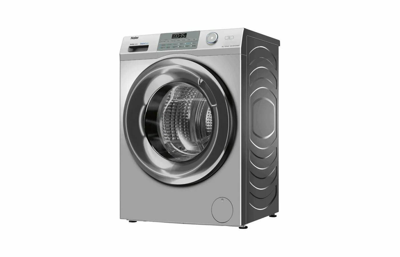 Стиральная машина Haier HW60-BP12959BSE 6 кг,1200 об/мин,серебро,59,5х85х39,4 см,дисплей, ИНВЕРТОР!