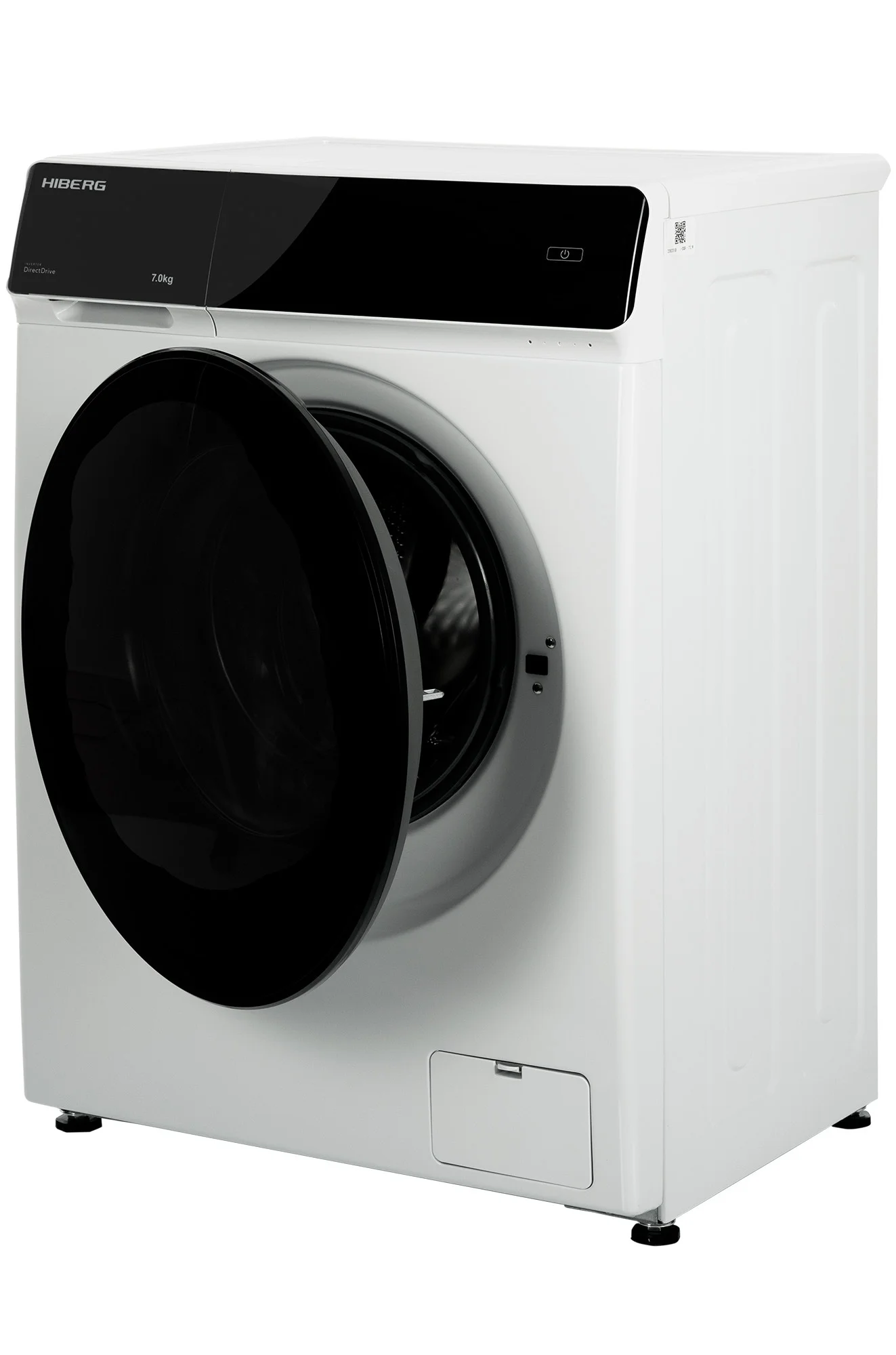 Стиральная машина HIBERG i-DDQ9-712 W инвертор, 7 кг, 1200 об/мин, дисплей, 59,5х51х85 ПРЯМОЙ ПРИВОД