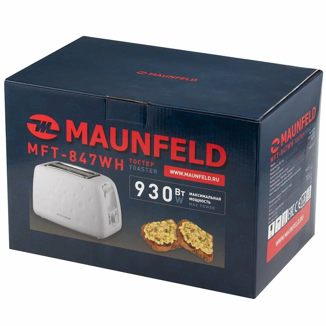 Тостер Maunfeld MFT-847WH