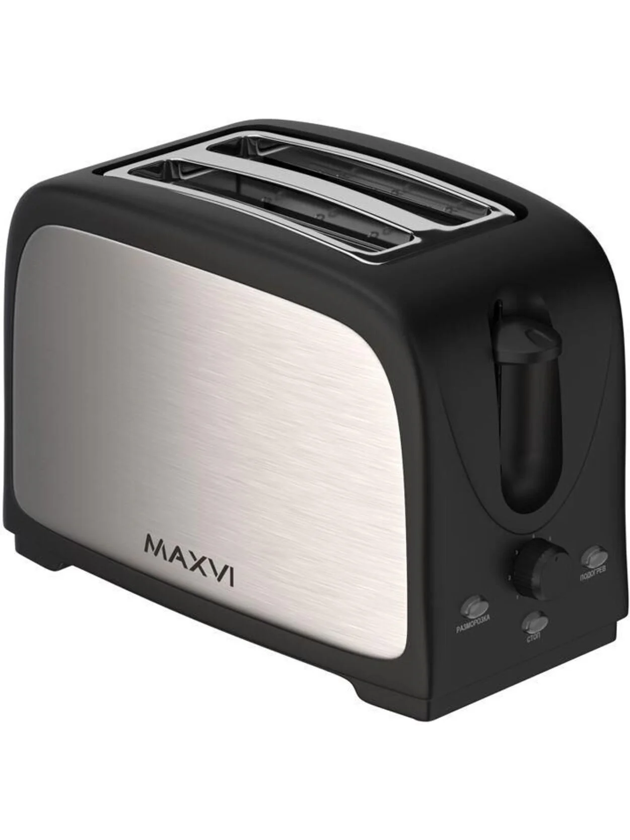 Тостер Maxvi KT824S silver-black