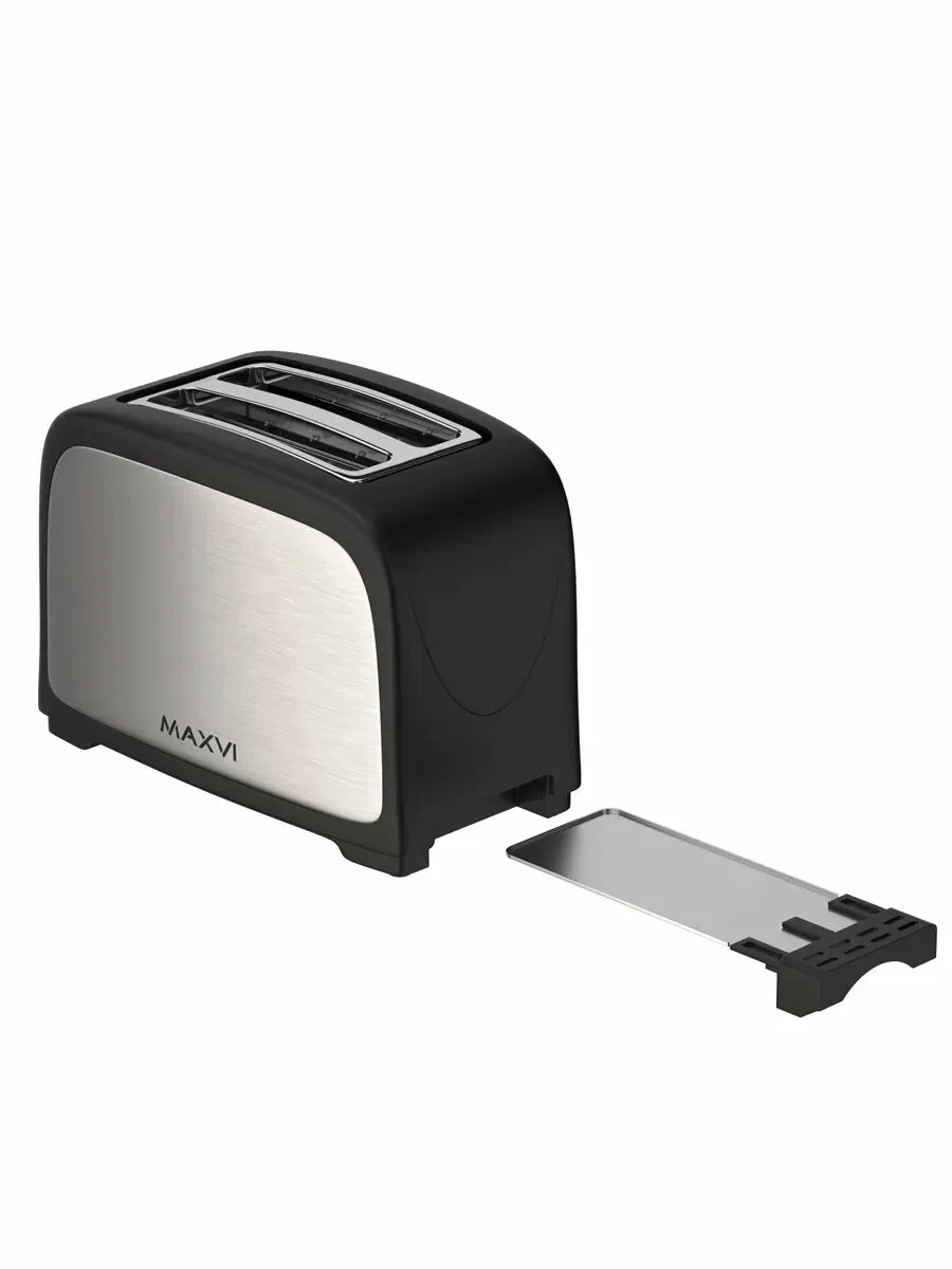 Тостер Maxvi KT824S silver-black