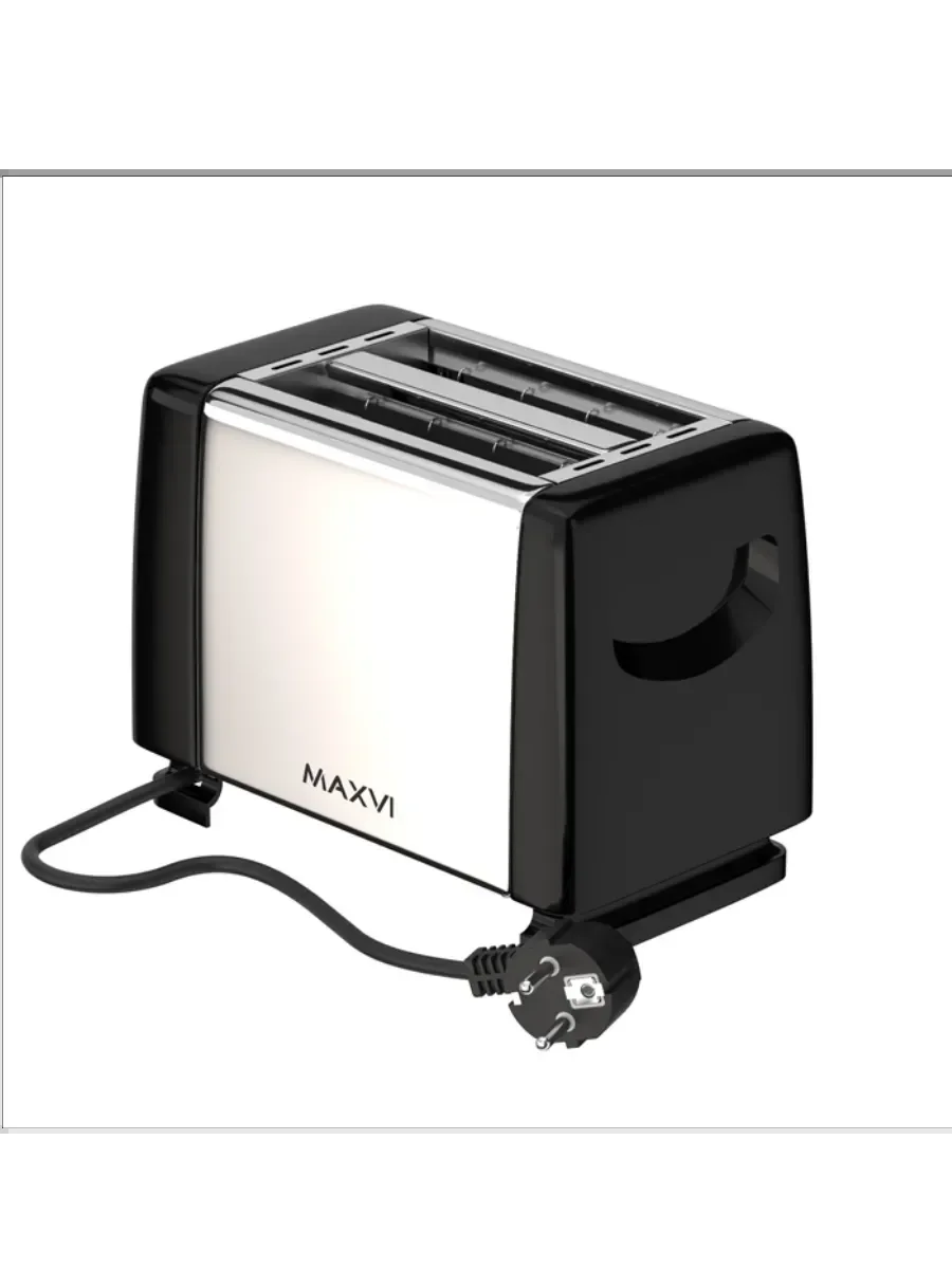 Тостер Maxvi KT824S silver-black