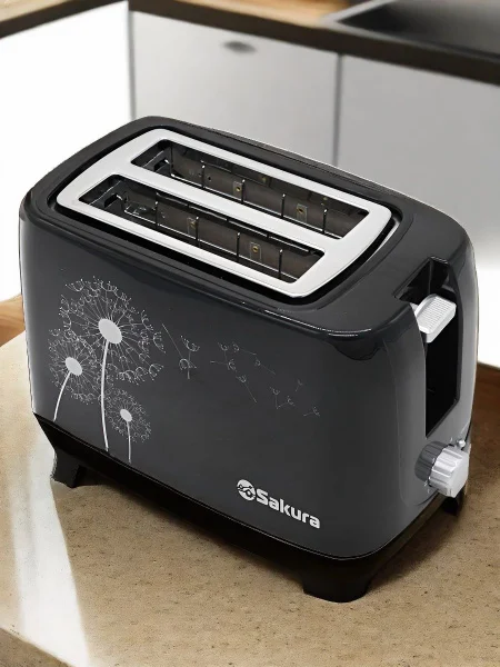 Тостер Sakura SA-7608BK 750 Вт, подогрев черн