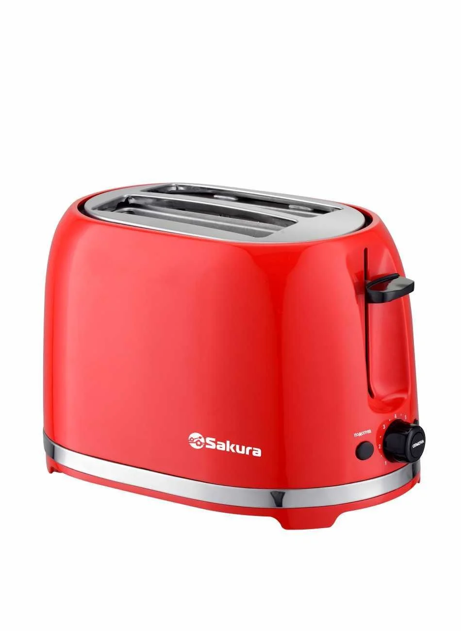 Тостер Sakura SA-7610R 850 Вт, красный