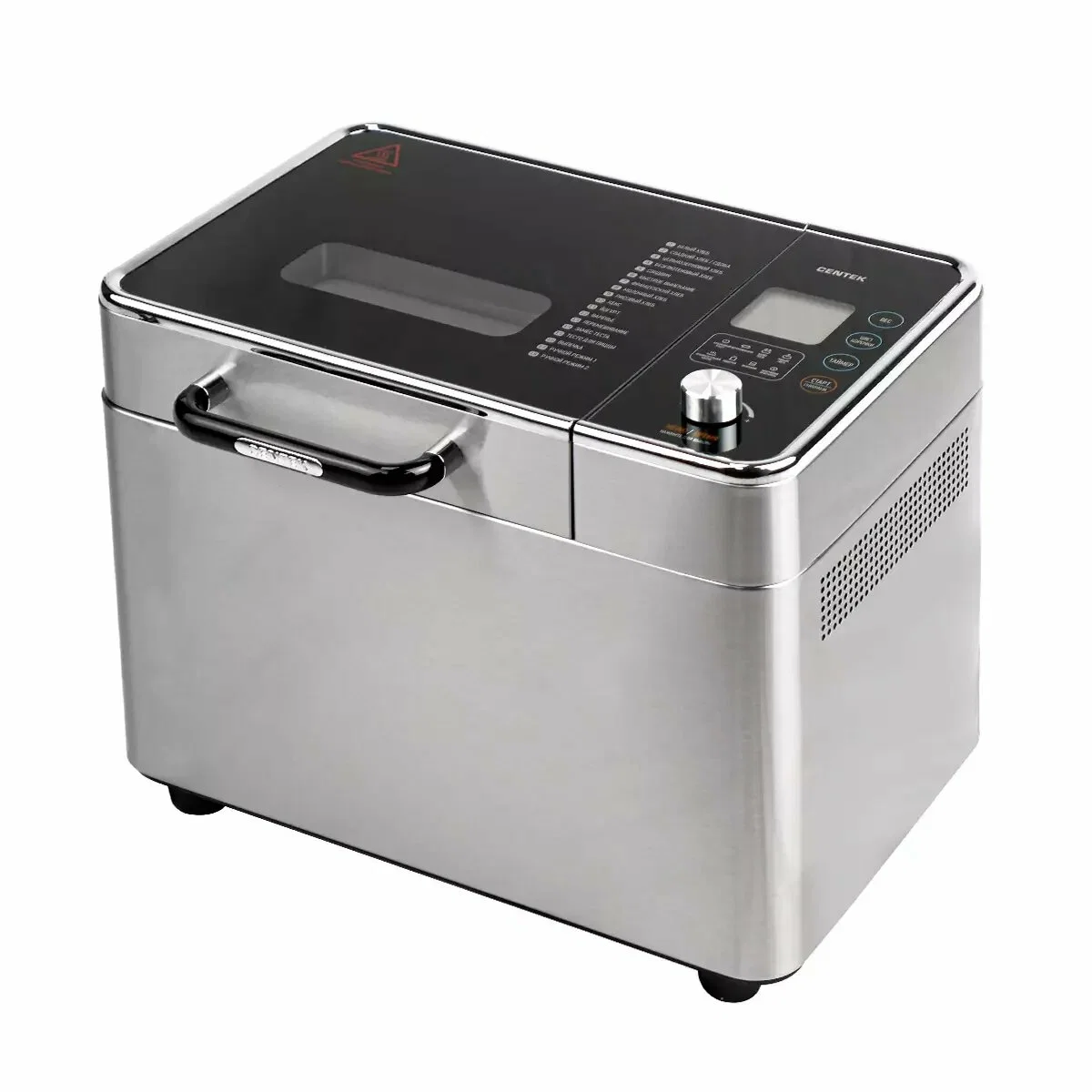 Хлебопечка Centek CT-1416 сталь, 600 Вт