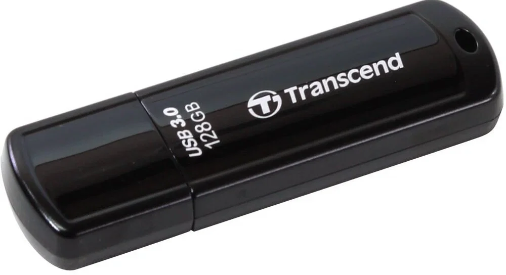 Флеш накопитель 128GB Transcend JetFlash 700 USB 3.1, Черный