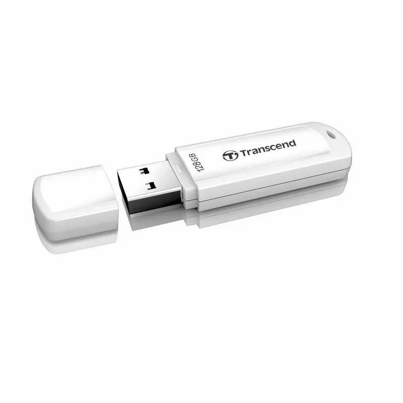 Флеш накопитель 128GB Transcend JetFlash 730 USB 3.1, Белый