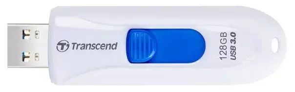 Флеш накопитель 128GB Transcend JetFlash 790, USB 3.1, Белый