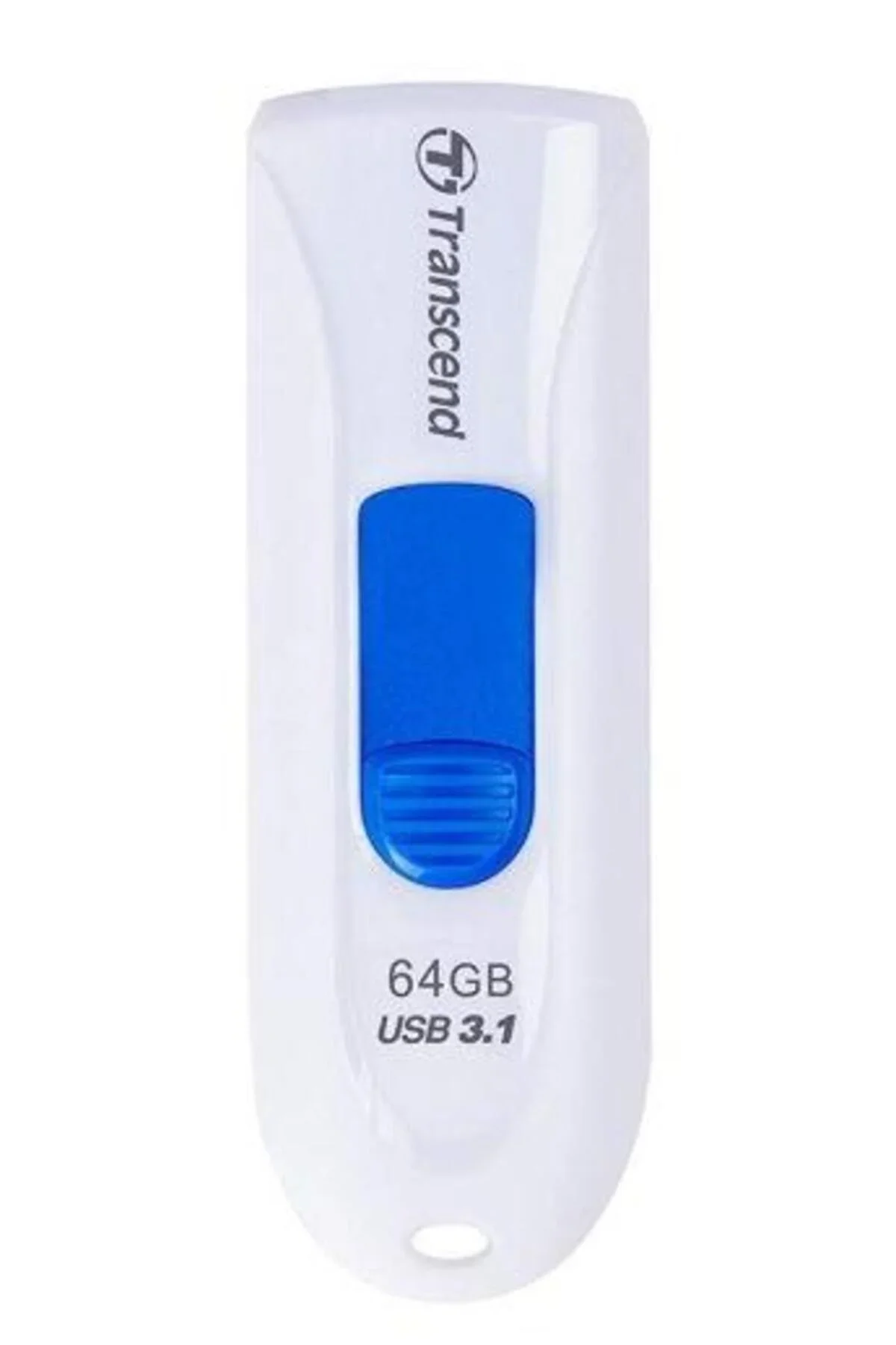 Флеш накопитель 256GB Transcend JetFlash 790, USB 3.1, Белый