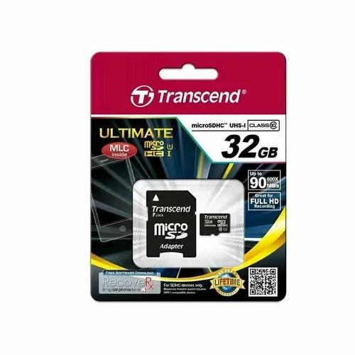 Флеш карта microSD 8GB Transcend microSDHC Class 10, (без адаптера), TLC