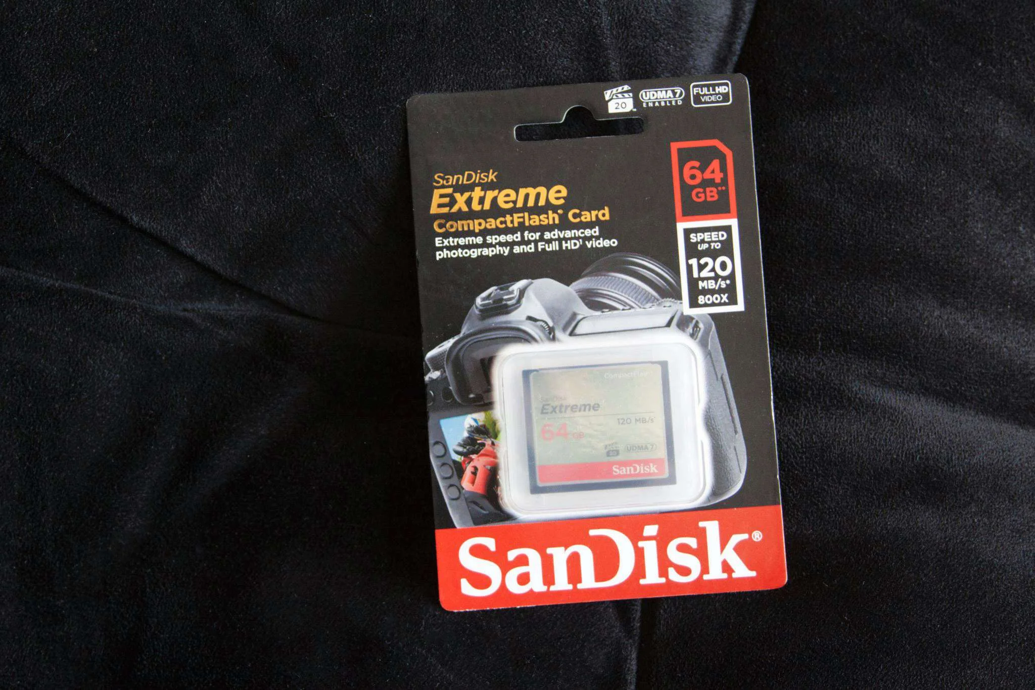 Флеш карта CF 64GB SanDisk Extreme 120MB/s