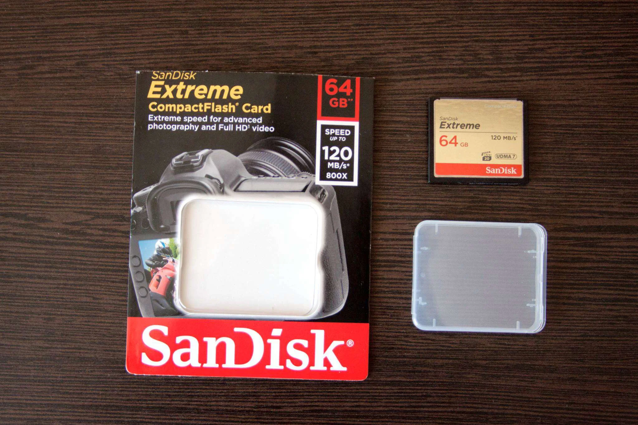 Флеш карта CF 64GB SanDisk Extreme 120MB/s