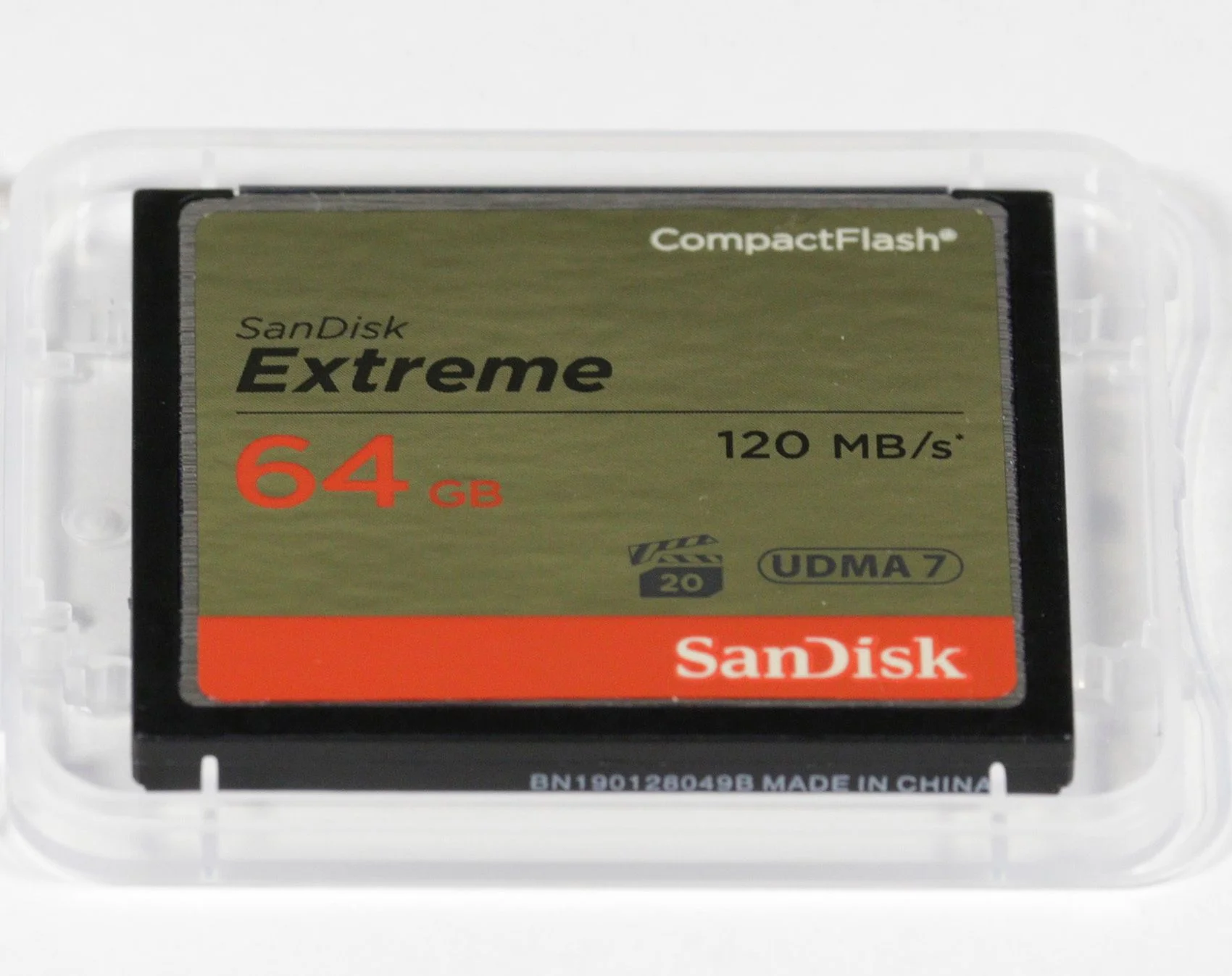 Флеш карта CF 64GB SanDisk Extreme 120MB/s