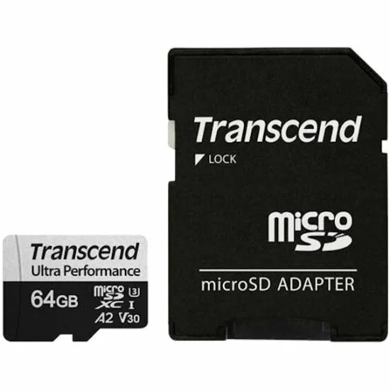 Флеш карта SD 64GB Transcend SDХC UHS-I U3 V30