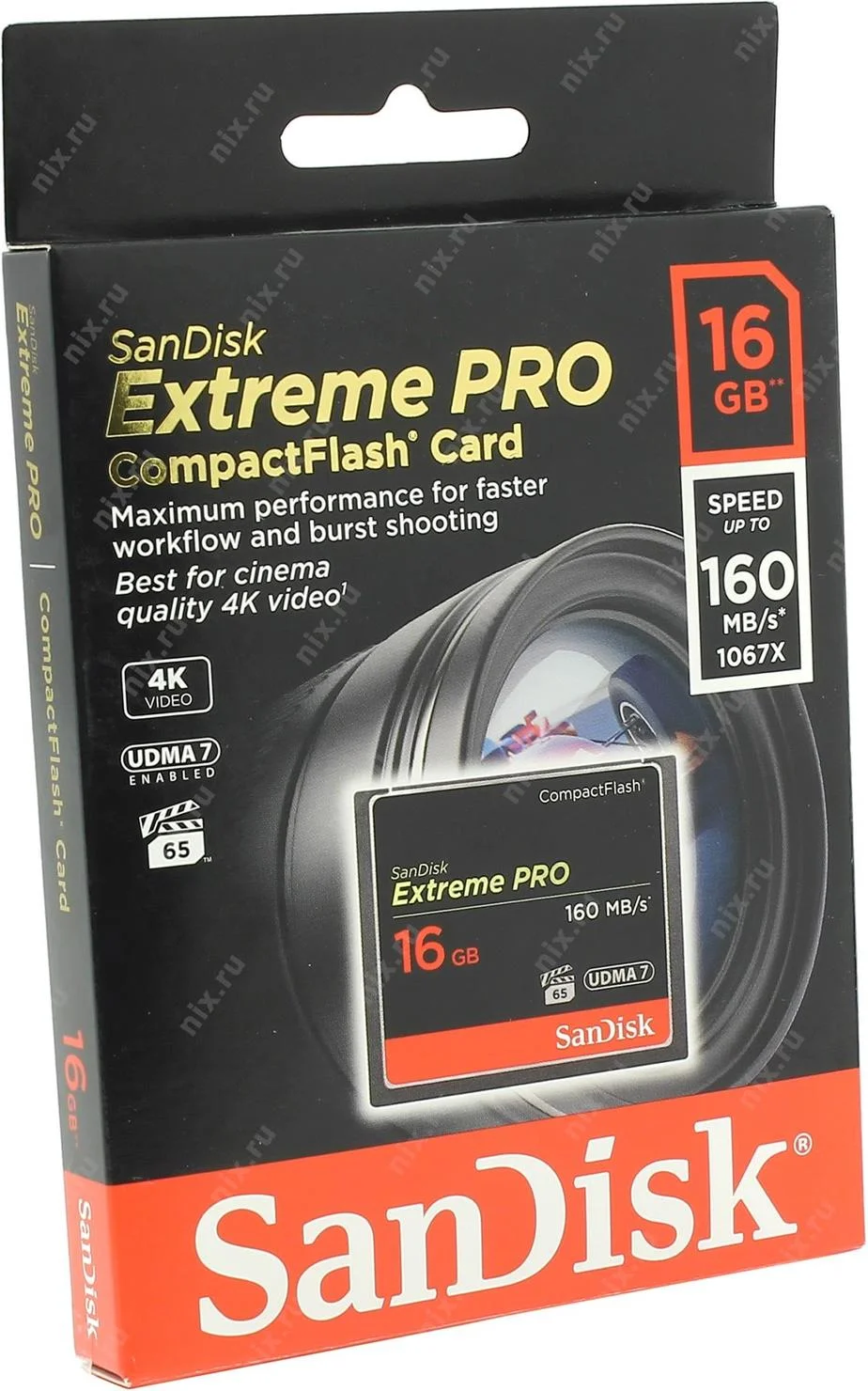 Флеш карта CF 128GB SanDisk Extreme Pro 160MB/s