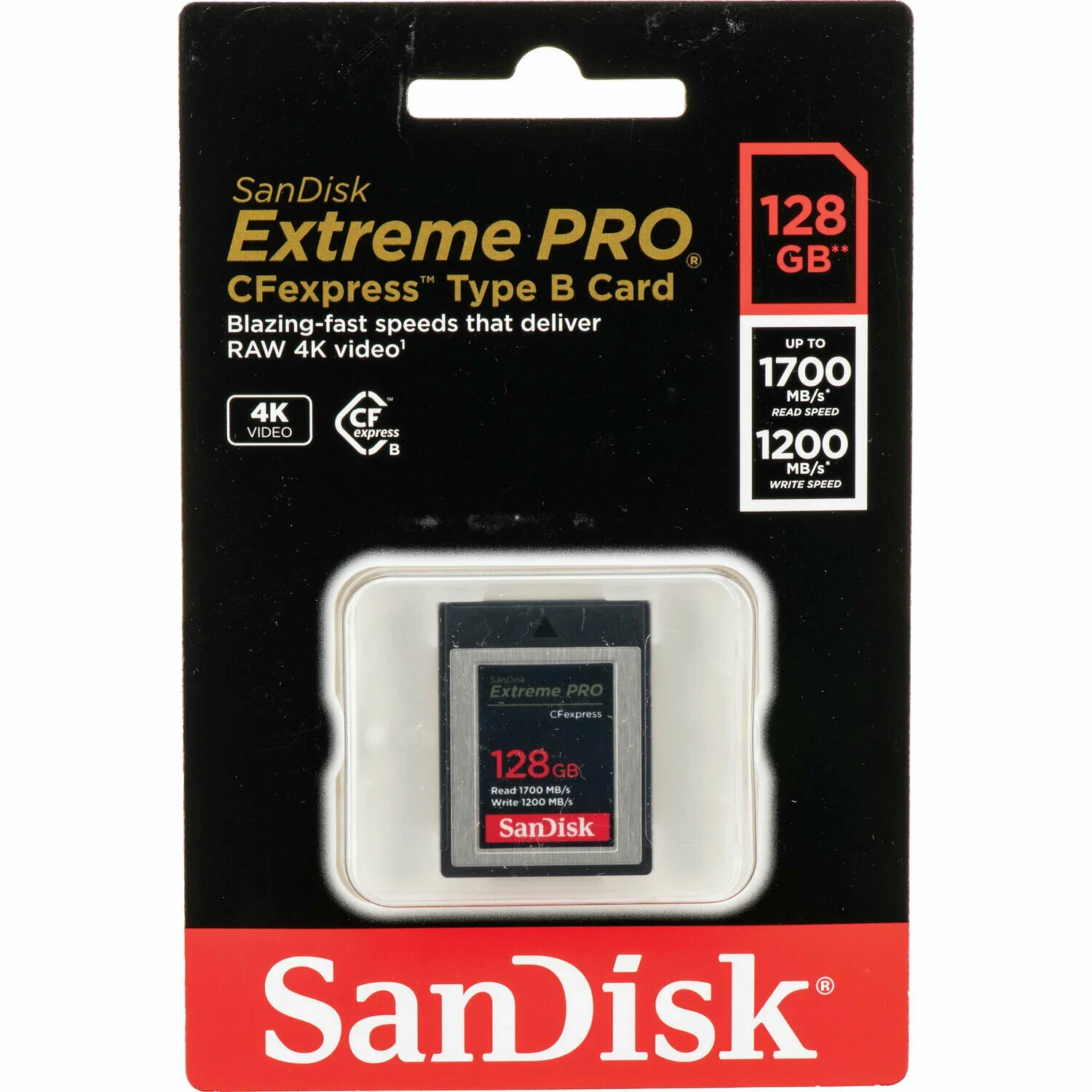 Флеш карта CF 128GB SanDisk Extreme Pro 160MB/s