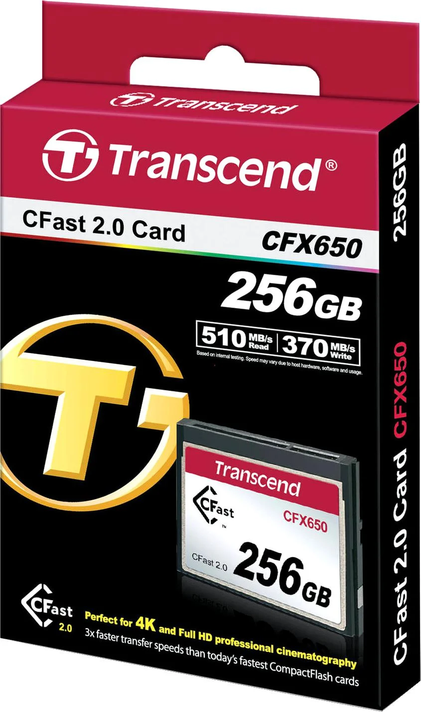 Флеш карта CFAST2.0 256GB Transcend 510Mb/s