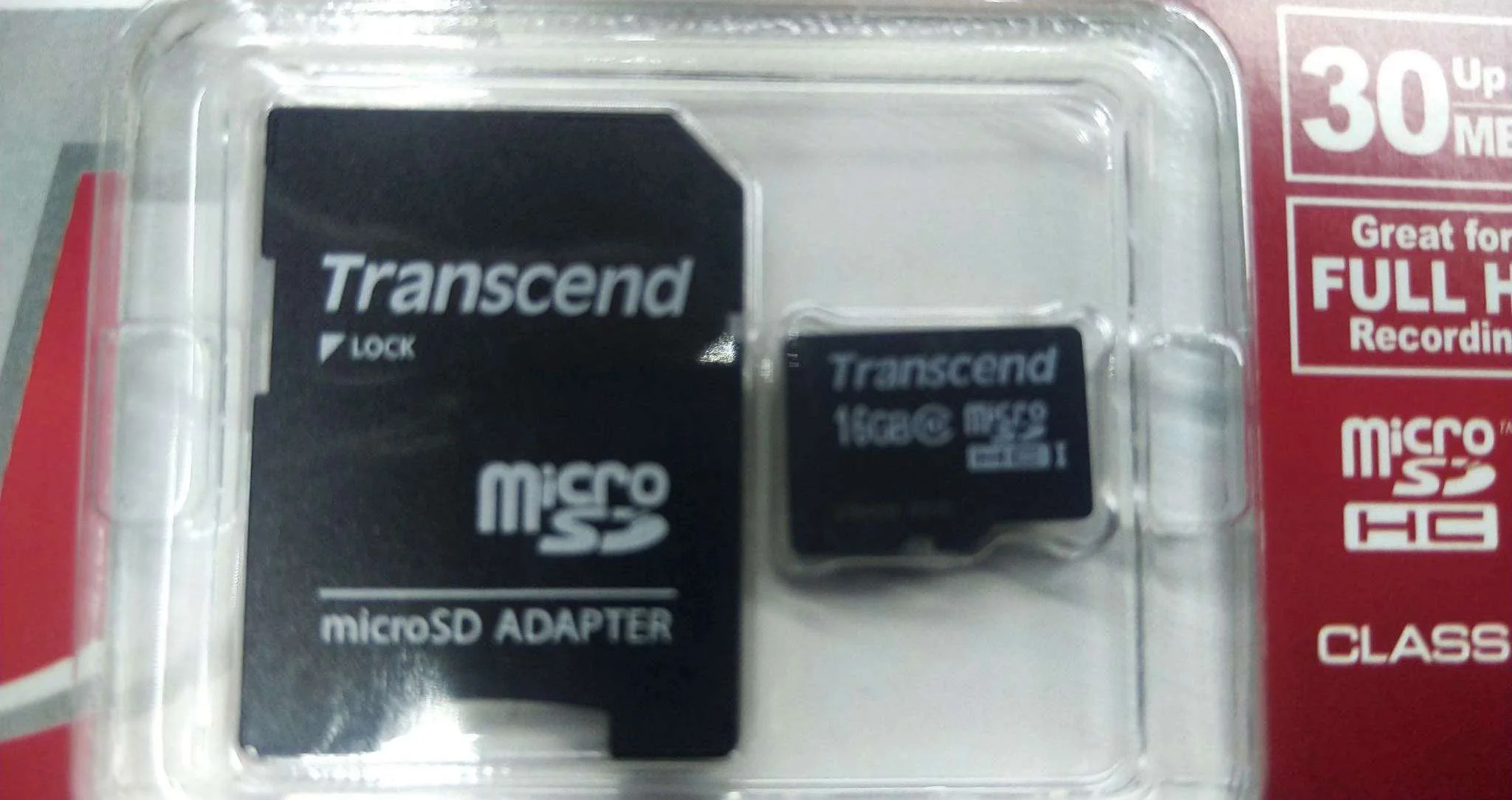 Флеш карта microSD 16GB Transcend microSDHC Class 10 UHS-1 U1, (без адаптера), TLC