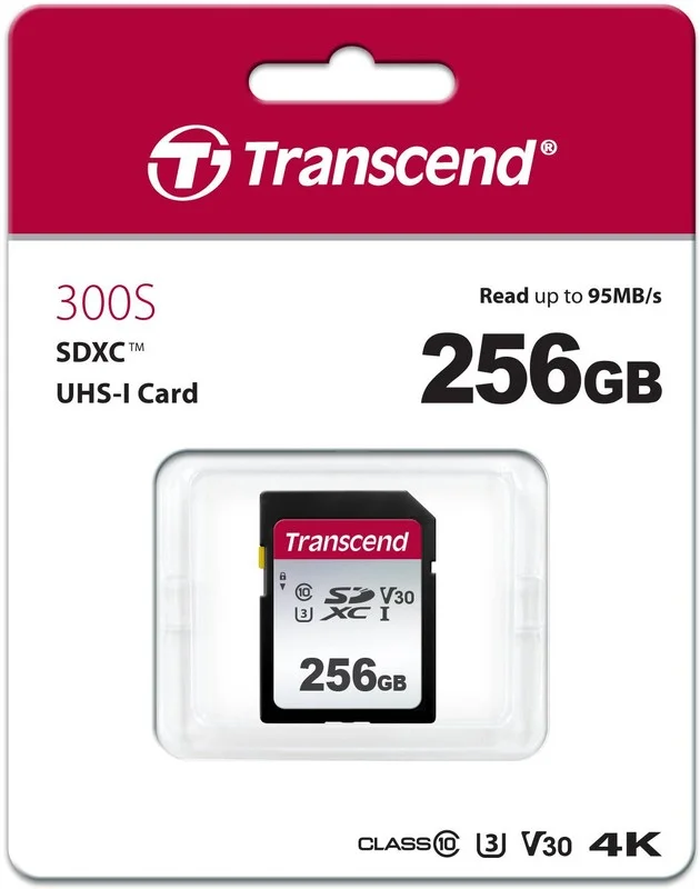 Флеш карта SD 256GB Transcend SDХC UHS-I U3 V30