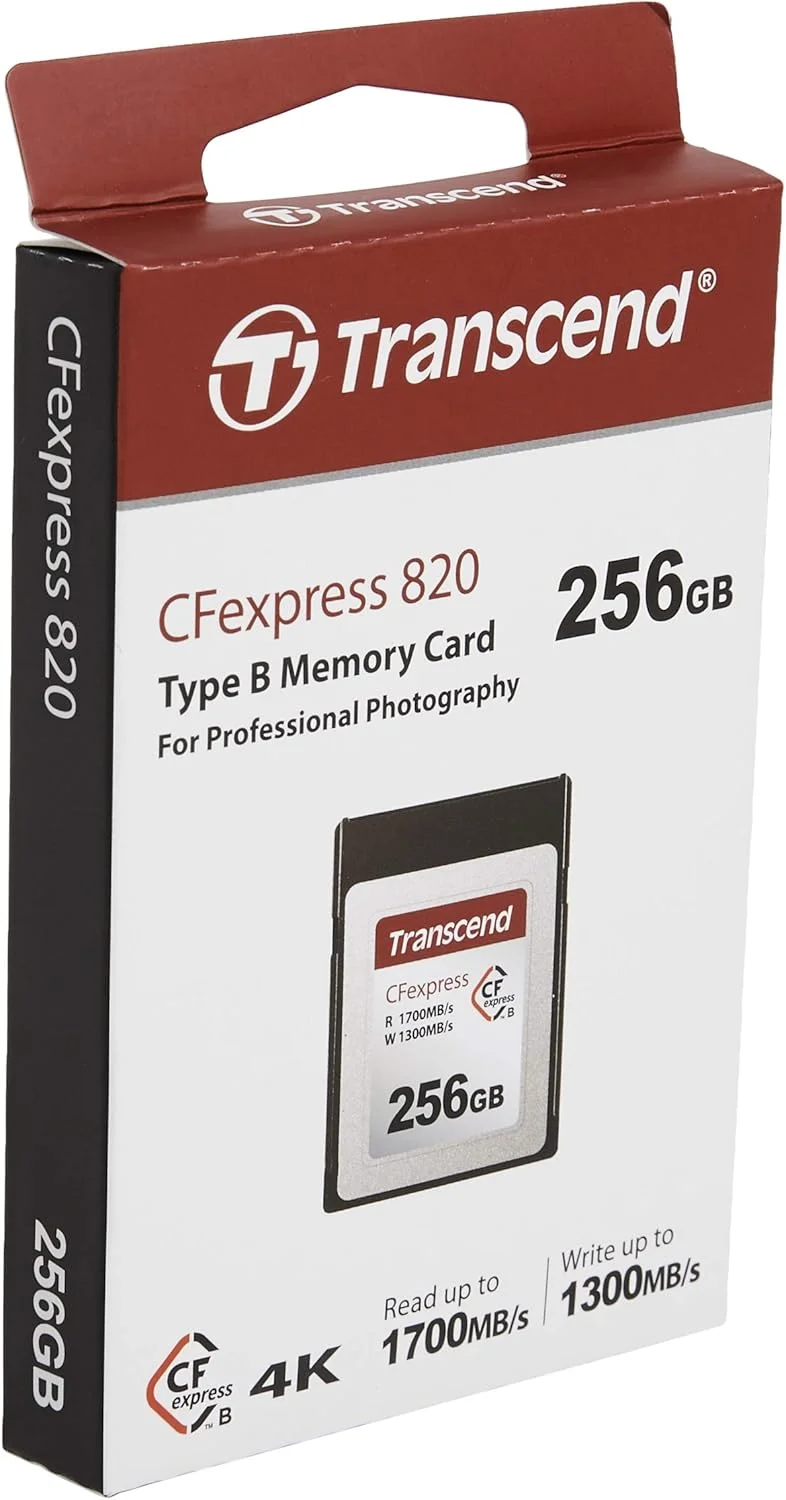 Флеш карта CFexpress Type B 256GB STranscend CFexpress 820 Type B 1300/1700 Mb/s
